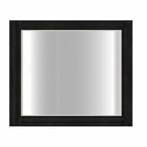 Black Glass Frame Mirror – 600x750mm | Y819-2-600