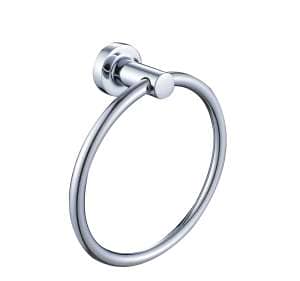 Ruby Round Towel Ring – Chrome | 21809