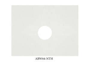 Atec Stone Top – Blanc White  -Center waste and 12 O’CLOCK Tap Hole | ABW124D-TH