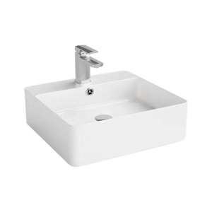 Ultra Slim Gloss White Fine Ceramic – Basin – 450 | B4542
