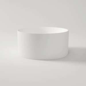 Como Round Freestanding  Bathtub – Gloss White – No Overflow – 1280mm | CO1280GW-NF