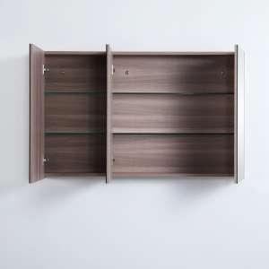 Evie Shaving Cabinet  – Three Doors – Oak – 1200mm | EVSC120-OAK
