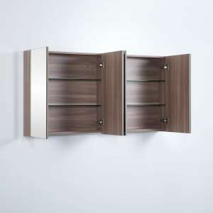 Evie Shaving Cabinet  – Four Doors – Oak – 1500mm | EVSC150-OAK