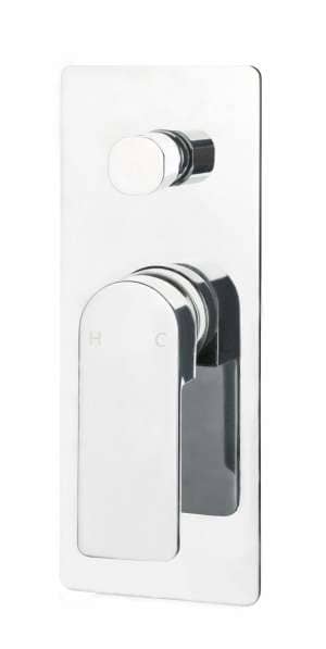 Flores Wall Mixer With Diverter – Chrome | HYB135-501