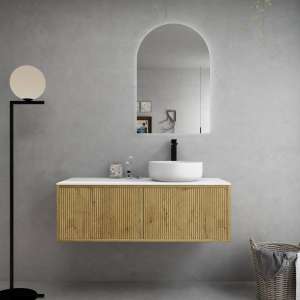 Bellevue Standard Wall Hung Vanity –
 Prime Oak – 1200mm | K125LW-PO