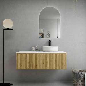 Bellevue Standard Wall Hung Vanity –
 Prime Oak – 1200mm | K125RW-PO