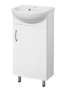MDF Poly White Cabinet – Gloss White -450mm | KP450LLG-CT