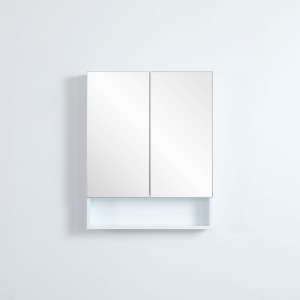 Fremantle Shaving Cabinet – Two Doors –
 Matt White – 600x750x155mm | FMWSV600