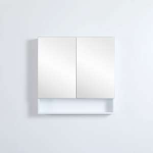 Fremantle Shaving Cabinet – Two Doors –
  Matt White – 750x750x155mm | FMWSV750