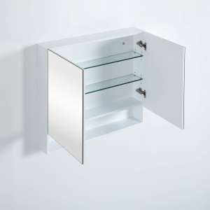 Fremantle Shaving
  Cabinet – Two Doors – Matt White – 900x750x155mm | FMWSV900