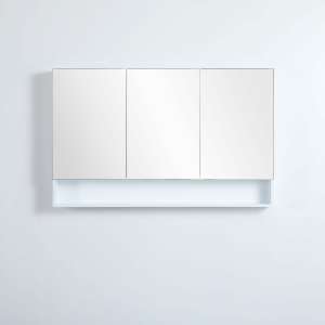 Fremantle Shaving Cabinet – Three Doors –
  Matt White – 1200x750x155mm | FMWSV1200