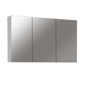 Poly White Shaving Cabinet – Gloss White – Double Doors – 1200mm  | PPSV1200
