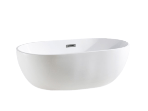 Olivia Freestanding Bathtub – Gloss White
  – Overflow – 1500mm | OVBT1530-OF
