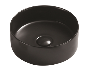 Above Counter Ceramic Basin – Matt Black
  – Round – 301mm | PA3011MB