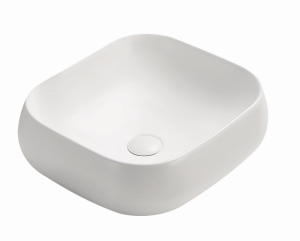 Above Counter Ceramic Basin – Matt White
 – Rectangle – 450mm | PA4540MW