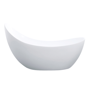 Posh Freestanding Bathtub – Gloss White –
 No Overflow – 1500mm | PBT1500-NF