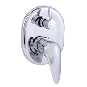 Ruby Wall Mixer With Diverter – Chrome | PM-3002SW