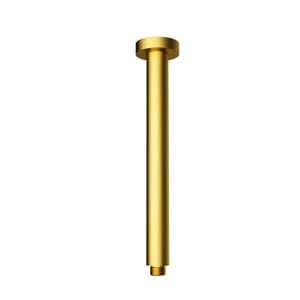 Round Vertical Shower Arm – Brushed Gold | PRY001-BG