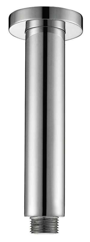 Round Vertical Shower Arm – Chrome | PRY001D