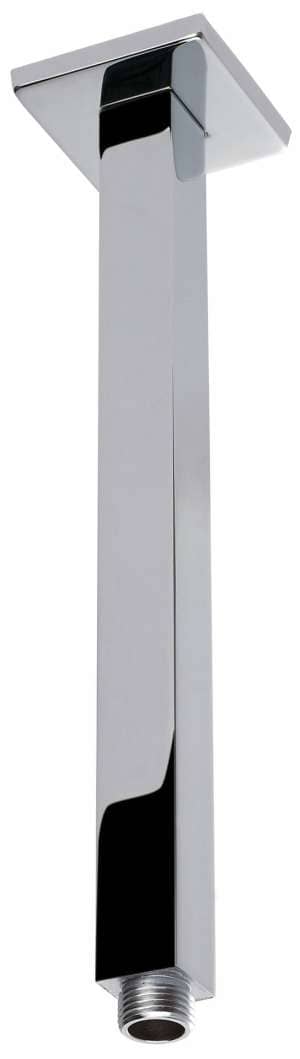 Square Vertical Shower Arm – Chrome | PRY002B