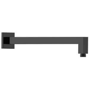 Square Horizontal Shower Arm – Matt Black | PRY003-B