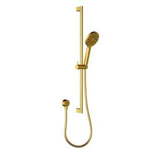 Cora Round Sliding Shower Set – Brushed Gold | PSH036-BG