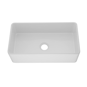 Quartz Butler Sink – Single Bowl – Matt
  Black – 838x482x262mm | QKS8348S-MB
