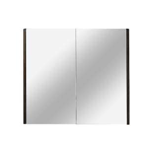 Qubist Shaving Cabinet – Double Doors –
  Dark Grey – 750mm | QSV750DG