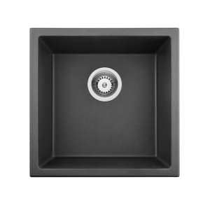 Quartz Top/Undermount Kitchen Sink –
  Single Bowl- Matt Black – 660x460x225mm | QKS6646-MB