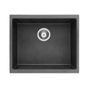 Quartz Top/Undermount Kitchen Sink –
  Single Bowl- Matt Black – 543x457x250mm | QKS5445-MB