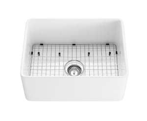 Chelsea Fireclay Farmhouse Single Bowl
  Sink – Gloss White – 660x451x253mm | FCS600GW