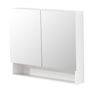 Riva Shaving Cabinet – Double Doors –
  Gloss White – 750mm | RIVA-SV750