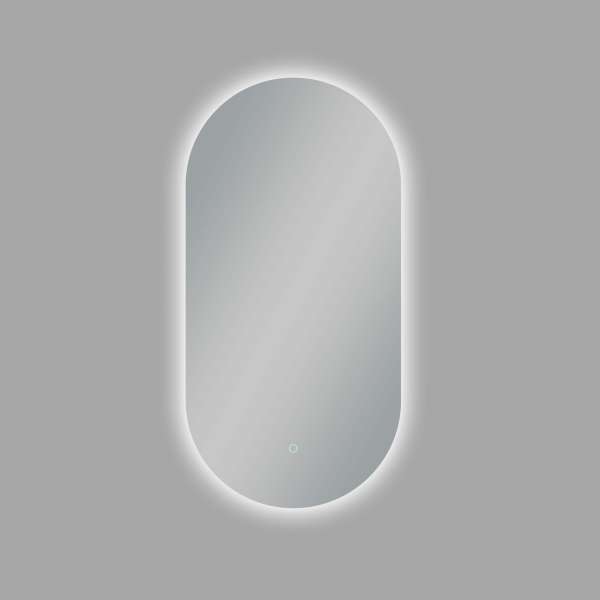 oval led mirror 450x900mm ldo br 2