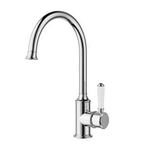 Clasico Gooseneck Sink Mixer Ceramic handle | HYB868-101A