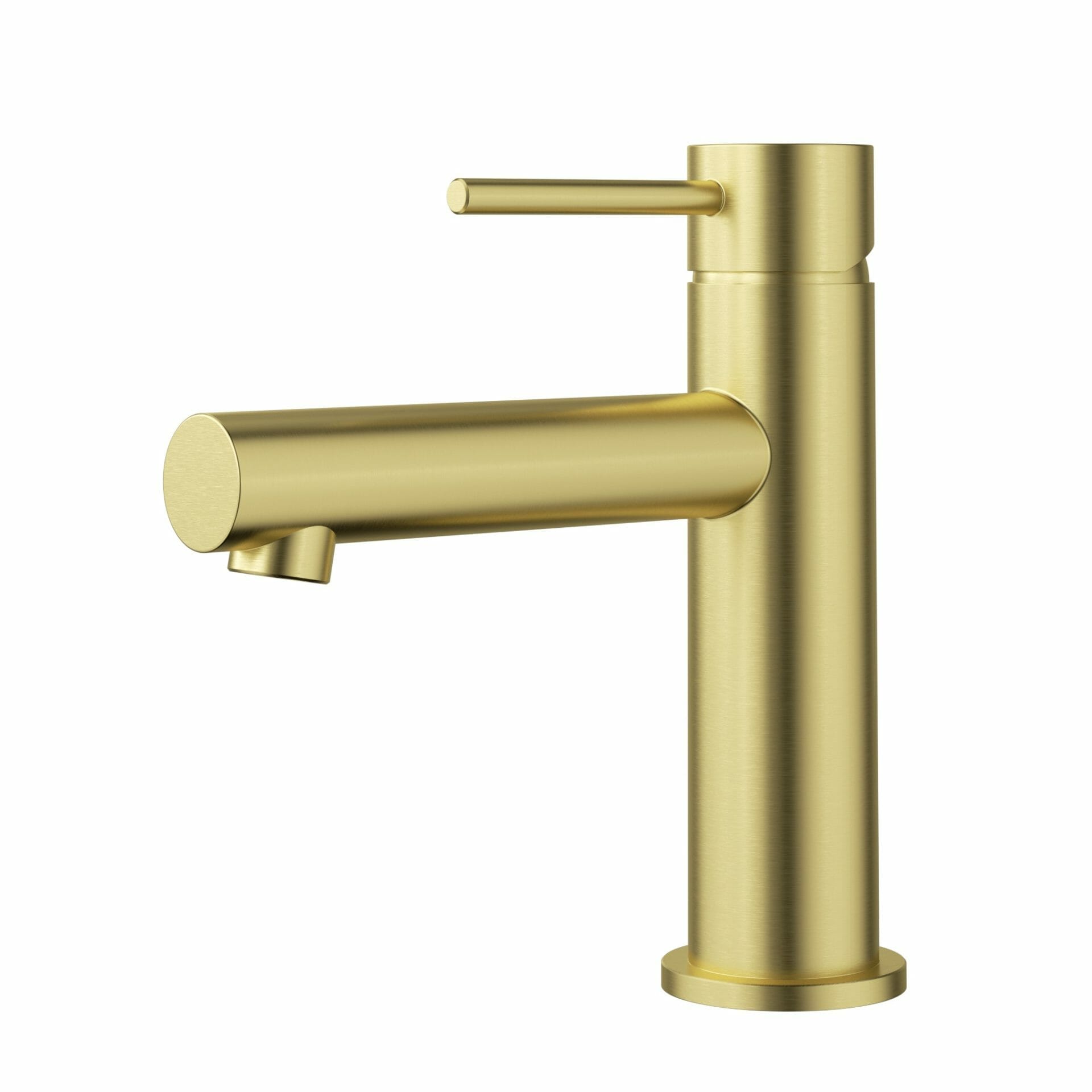 Otus Slimline Stainless Steel Basin Mixer - Brushed Gold | PLC2003SS-BG