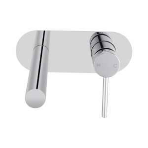 LUCID PIN Chrome Wall Mixer With Spout | CH0143-2-EX.BM