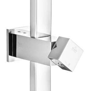 Chrome Square Shower Station without Shower Head and Handheld Shower | CH2130.SH.N
