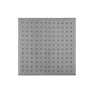 Square Brushed Nickel Shower Head – 250mm | BU0135.SH