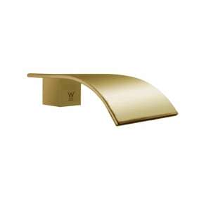 Brushed Gold Waterfall Bathtub/Basin Wall Spout | BUYG0005.BS