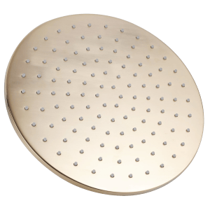 Round Brushed Gold Shower Head – 250mm | BUYG0010.SH