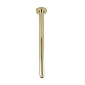 Round Brushed Gold Ceiling Shower Arm – 400mm | BUYG0120.SA