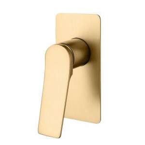 RUSHY Square Brushed Gold Wall Mixer | BUYG0156-2.ST