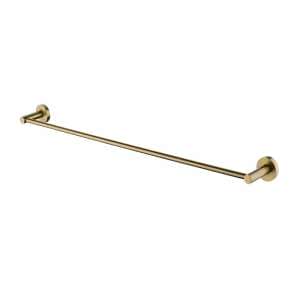 LUCID PIN Brushed Gold Single Towel Rack Rail – 800mm | BUYG6601.TR
