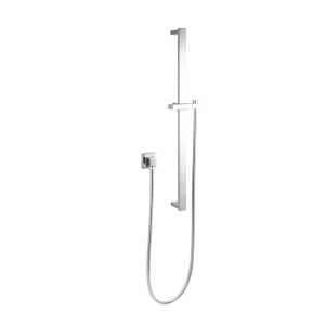 Square Chrome Hand Shower Rail without Handheld Shower | CH2137.SH.N