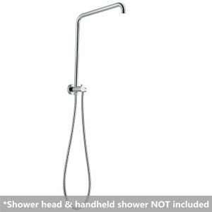 Round Chrome Shower Station without Shower Head and Handheld Shower | CH2138.SH.N