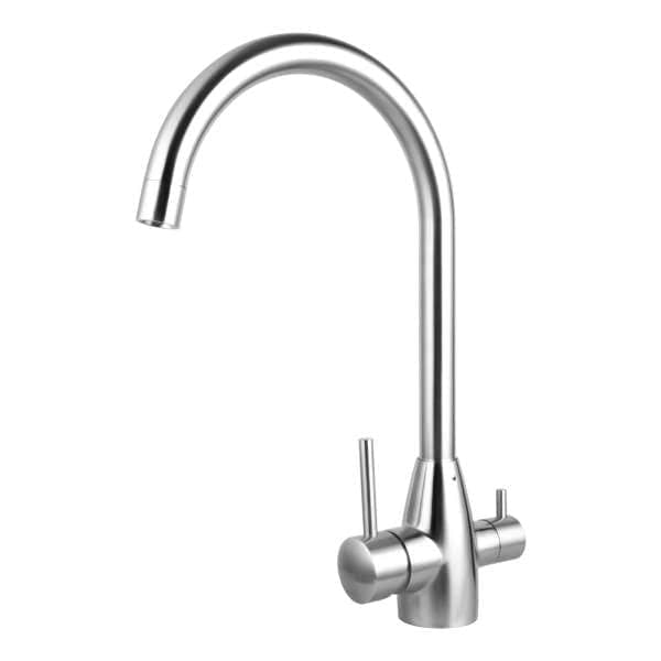 Chrome 3 Way Pure Drinking Water Hot & Cold Swivel Spout Kitchen Mixer | CH1041.KM