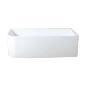 Casey Corner Back To Wall Bathtub – Acrylic Gloss White (Right Corner) – 1500mm | CBT1500R-580