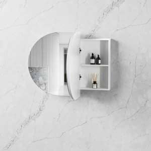 Bondi 900×600 Shaving Cabinet White | BOSV9060W