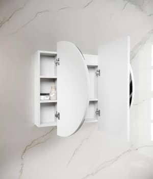 LED BONDI 1200×750 Shaving Cabinet Matte White | LED-BOSV1275W