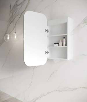 LED Newport Soft square Shaving Cabinet | LED-SSQ9045